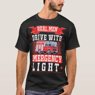 Feuerwehrschild Männer Feuerwehrfahrzeug Feuerwehr T-Shirt