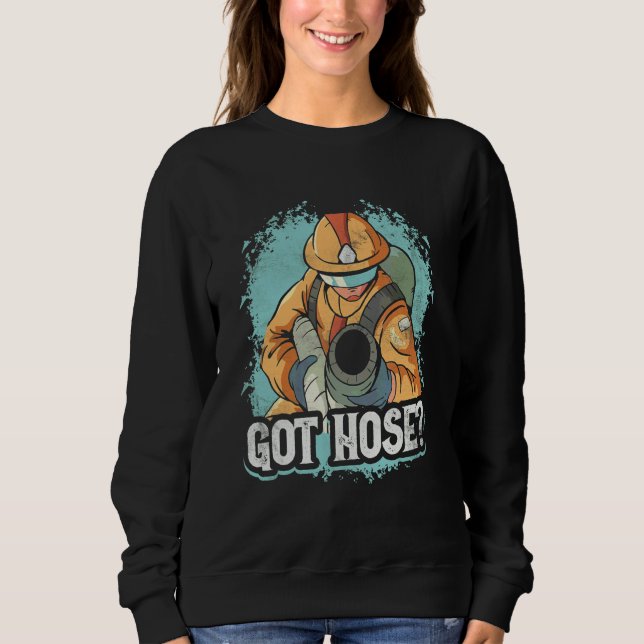 Feuerwehrschlauch erhalten sweatshirt (Vorderseite)