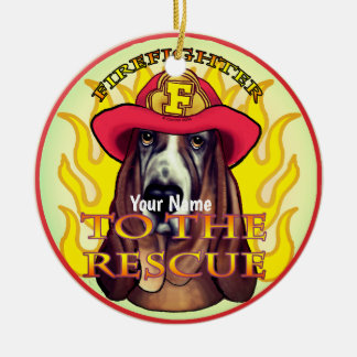 Feuerwehrschmuck für Hunde Keramik Ornament