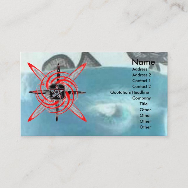 Feuerwehrstern Visitenkarte (Vorderseite)