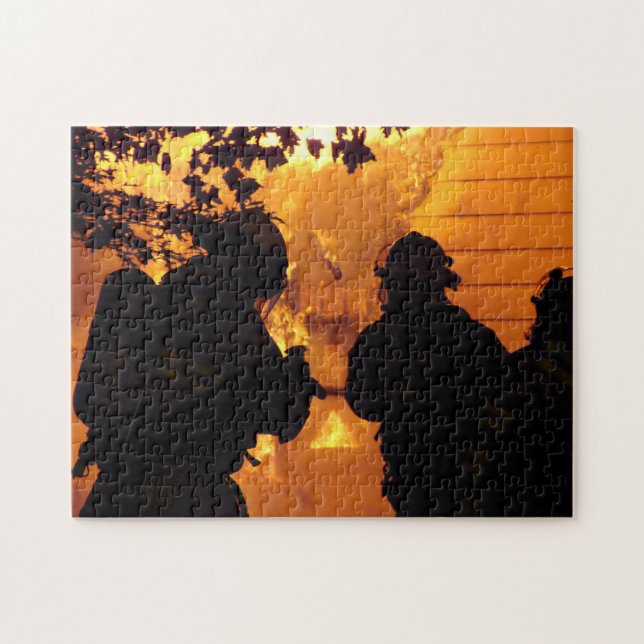 Feuerwehrteam Puzzle (Horizontal)