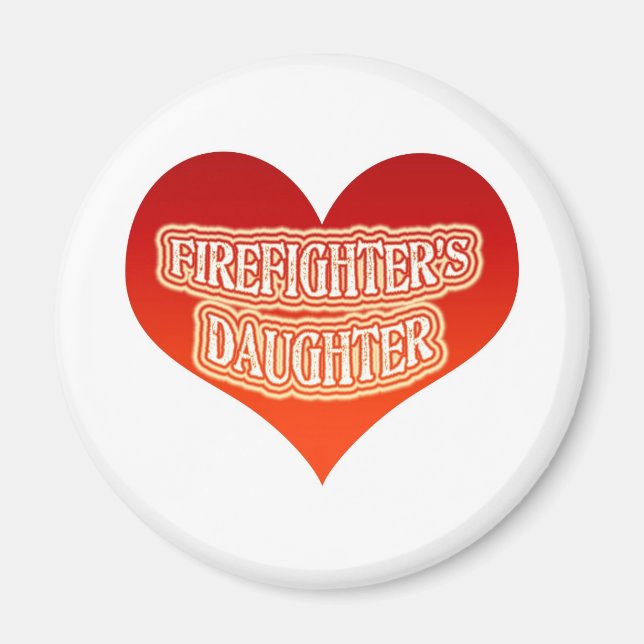 Feuerwehrtochter Magnet (Vorne)