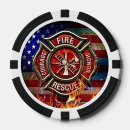 Feuerwehrtribute-Poker-Chips Pokerchips