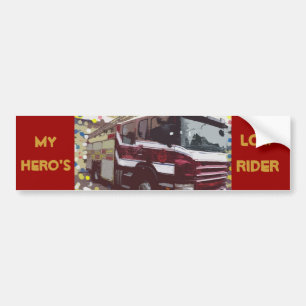 Feuerwehrwagen Autoaufkleber
