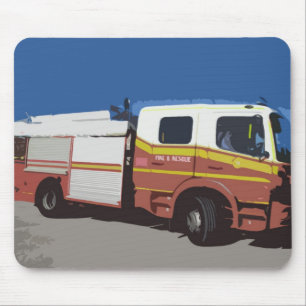 Feuerwehrwagen Mousepad