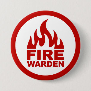 Feuerwehrwart Button