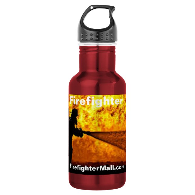 Feuerwehrwasserflasche Edelstahlflasche (Vorderseite)