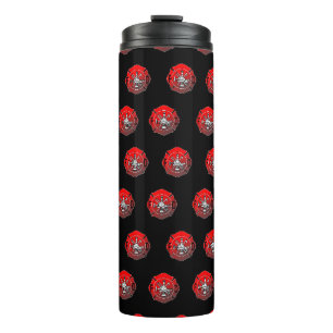 Feuerwehrwasserflasche mit maltesischen Kreuzungen Thermosbecher