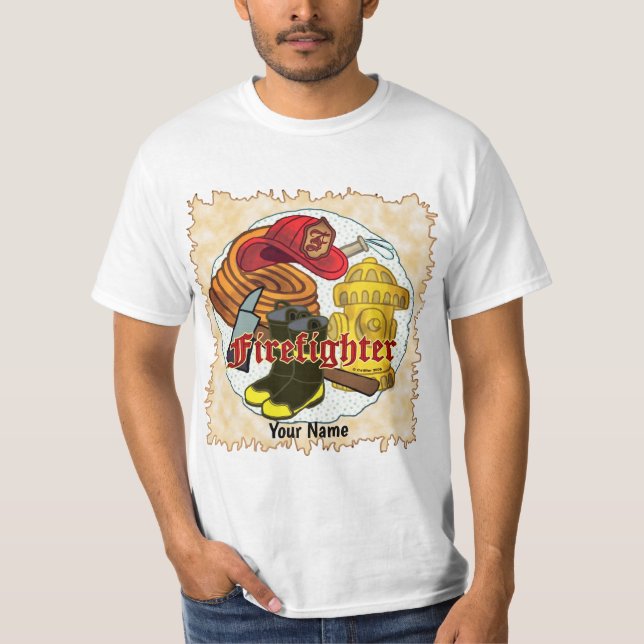 Feuerwehrwerkzeuge T-Shirt (Vorderseite)