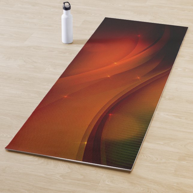 Feuerwelle Yogamatte (Beispiel)
