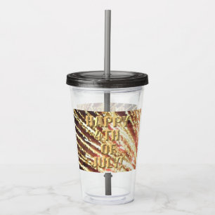 Feuerwerk 11. 4. Juli Acryltumbler Acryltrinkbecher