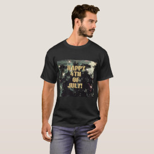 Feuerwerk 13 4. Juli Männer schwarzes Shirt