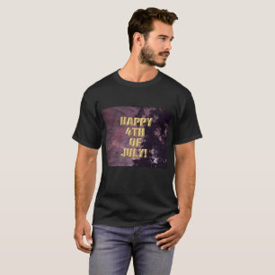 Feuerwerk 16 4. Juli Männer schwarzes Shirt