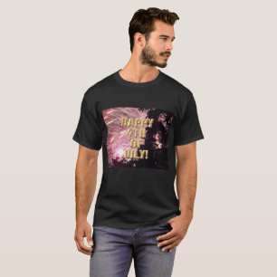 Feuerwerk 17 4. Juli Männer schwarzes Shirt