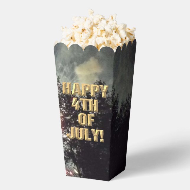 Feuerwerk 17 4. Juli Popcorn Boxen Geschenkschachtel (Geplatzt)
