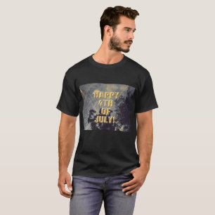 Feuerwerk 19 4. Juli Männer schwarzes Shirt