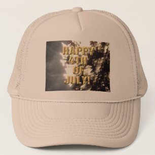 Feuerwerk 2 4. Juli Khaki Trucker Hut Truckerkappe