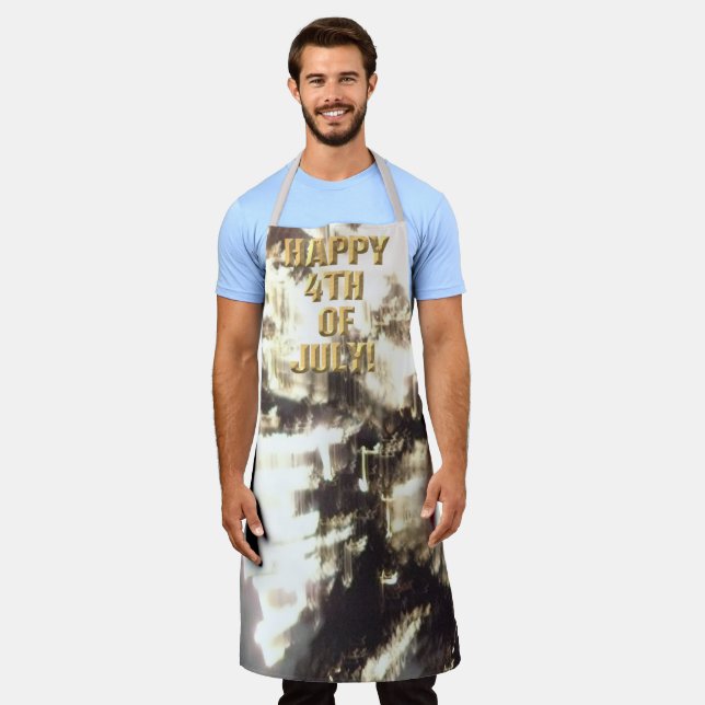 Feuerwerk 2 4. Juli Koch Schürze (Getragen)