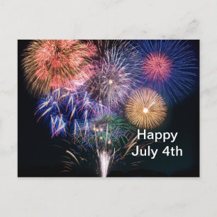 Feuerwerk 2. Juli 4. Postkarte
