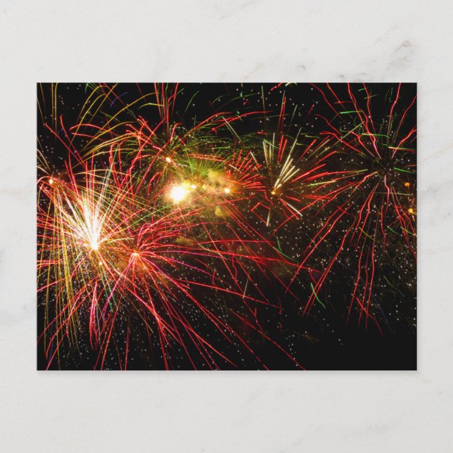 Feuerwerk 33 postkarte (Vorderseite)