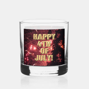Feuerwerk 3 4. Juli Rockglas Whiskyglas