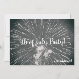 Feuerwerk 4. Juli Einladung