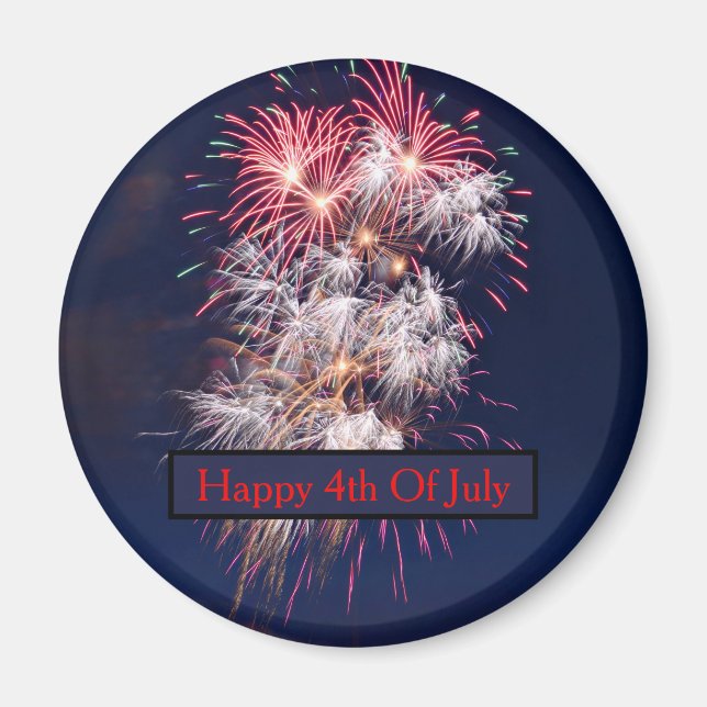 Feuerwerk 4. Juli Unabhängigkeitstag Magnet (Vorne)