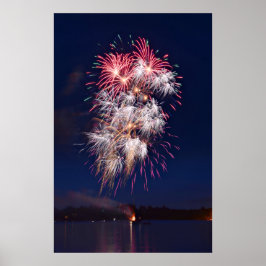 Feuerwerk 4. Juli Unabhängigkeitstag Poster