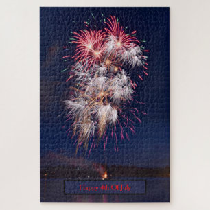 Feuerwerk 4. Juli Unabhängigkeitstag Puzzle