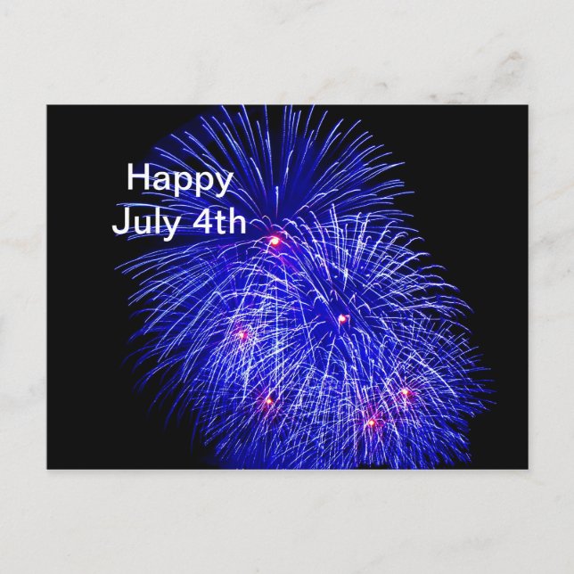 Feuerwerk 5. Juli 4. Postkarte (Vorderseite)