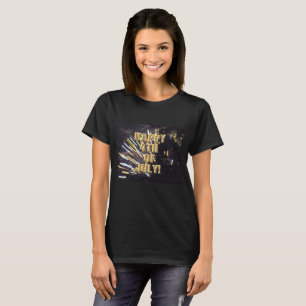 Feuerwerk 6 4. Juli Frauen schwarzes Shirt