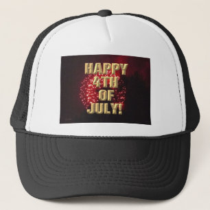 Feuerwerk 7 4. Juli Trucker-Mütze Truckerkappe