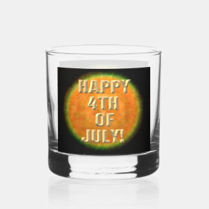 Feuerwerk 9 4. Juli Rockglas Whiskyglas