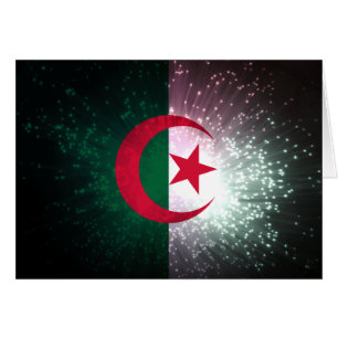 Feuerwerk; Algerien-Flagge