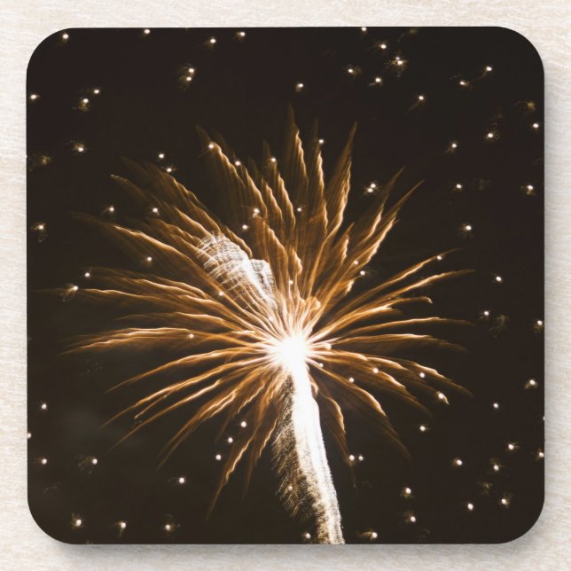 Feuerwerk-Anzeige auf der Savannah River Getränkeuntersetzer (Vorderseite)