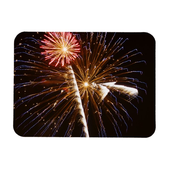 Feuerwerk-Anzeige auf der Savannah River Magnet (Horizontal)