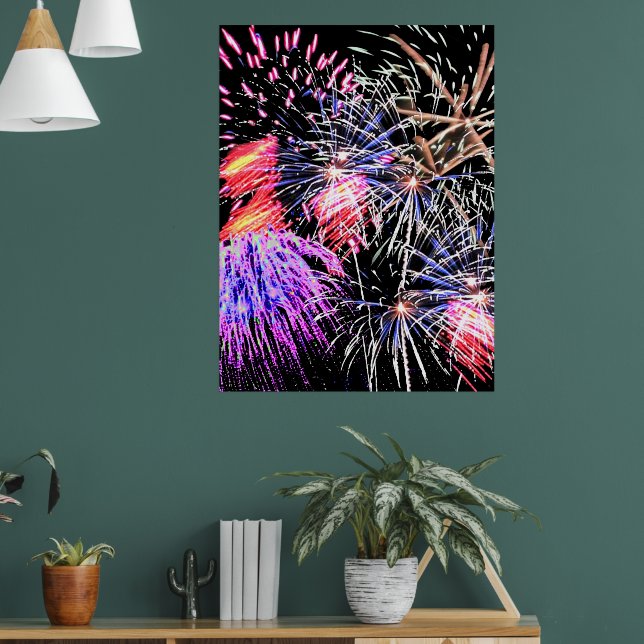 Feuerwerk-Anzeige Poster (Wohnzimmer 1)