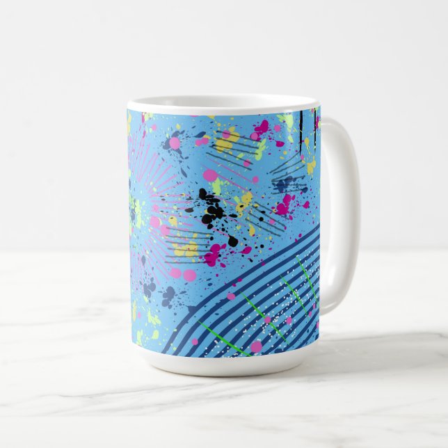 Feuerwerk anzeigen kaffeetasse (VorderseiteRechts)