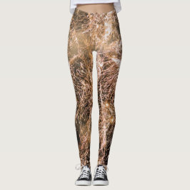 Feuerwerk aus funkelnd Gold Abstrakt Leggings