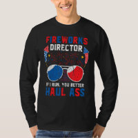 Feuerwerk Direktor 4. Juli Patriotische Mens