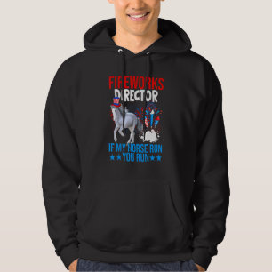 Feuerwerk Direktor Happy 4. Juli American Flag Hoodie
