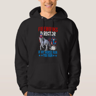 Feuerwerk Direktor Happy 4. Juli American Flag Hoodie