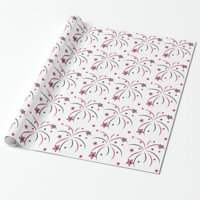 Feuerwerk-Display Geschenkpapier (Ungerollt)