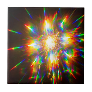 Feuerwerk durch 3D-Brille 1 Fliese
