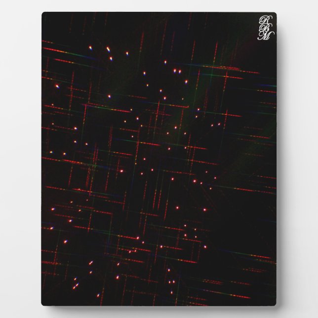 Feuerwerk durch 3D-Brille 6 Fotoplatte (Vorderseite)
