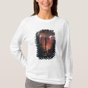 Feuerwerk, Eiffelturm, Paris, Frankreich T-Shirt