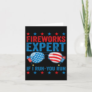 Feuerwerk-Experte - Ich führe Sie Lauf am 4. Juli Karte