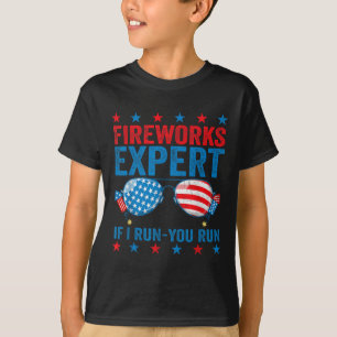Feuerwerk Experte - Ich Laufe Du Laufst Lustiger 4 T-Shirt