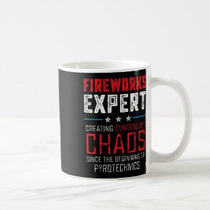 Feuerwerk Experte Shirt Männer Jungen Lustig 4. Ju Kaffeetasse