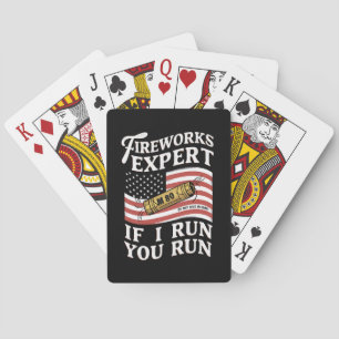 Feuerwerk Experte Wenn ich laufe, läufst du 4. Jul Spielkarten